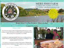 Tablet Screenshot of merefishfarm.co.uk